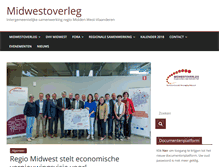 Tablet Screenshot of midwest.be
